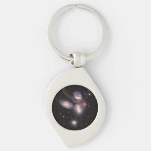 Stephan's Quintet 5 Galaxies Deep Field James Webb Key Ring