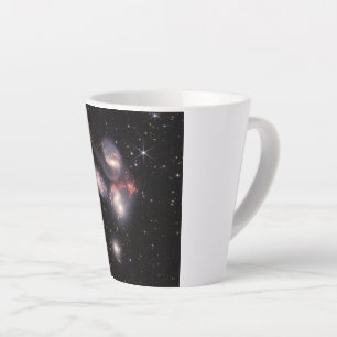 Stephan's Quintet 5 Galaxies Deep Field James Webb Latte Mug