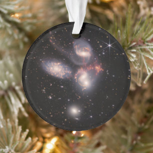 Stephan's Quintet 5 Galaxies Deep Field James Webb Ornament