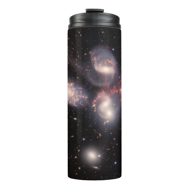 Stephan's Quintet 5 Galaxies Deep Field James Webb Thermal Tumbler (Front)