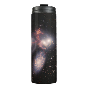Stephan's Quintet 5 Galaxies Deep Field James Webb Thermal Tumbler