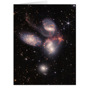 Stephan's Quintet 5 Galaxies in Deep Field  
