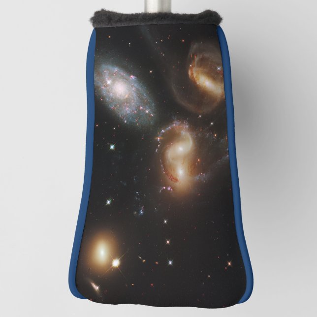 Stephan's Quintet: A Galaxy Galactic Wreckage Golf Head Cover (Rotate 90)
