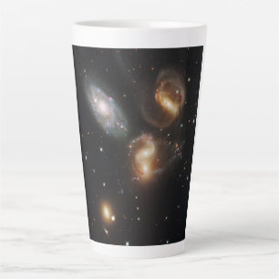 Stephan's Quintet: A Galaxy Galactic Wreckage Latte Mug
