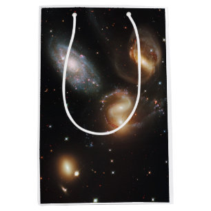 Stephan's Quintet: A Galaxy Galactic Wreckage Medium Gift Bag
