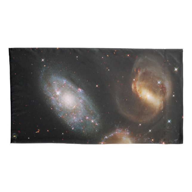 Stephan's Quintet: A Galaxy Galactic Wreckage Pillowcase (Back-Right)
