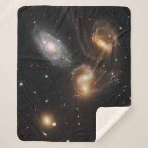Stephan's Quintet: A Galaxy Galactic Wreckage Sherpa Blanket