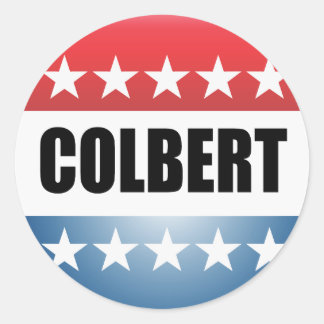 STEPHEN COLBERT CLASSIC ROUND STICKER