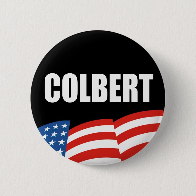 STEPHEN COLBERT Election Gear 6 Cm Round Badge (Front)
