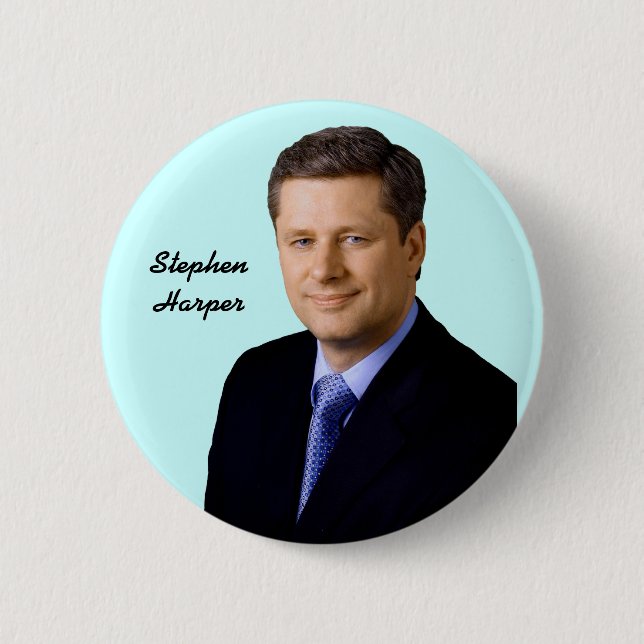Stephen Harper 6 Cm Round Badge (Front)