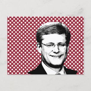 Stephen Harper Postcard
