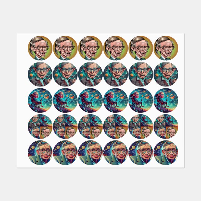 Stephen Hawking Genius (Sheet)