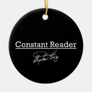 Stephen King, Constant Reader Ceramic Tree Decoration