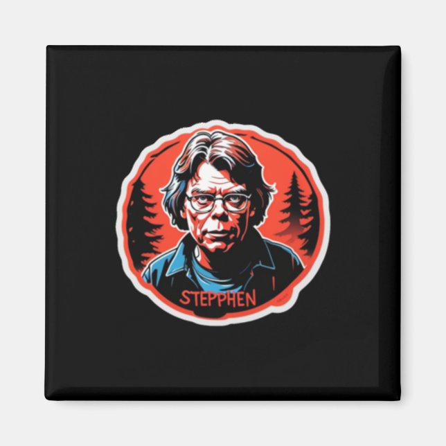 Stephen King Sticker  Magnet (Front)