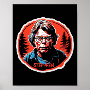 Stephen King Sticker Poster