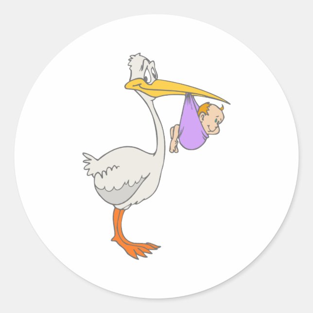 Stephen Stork Classic Round Sticker (Front)