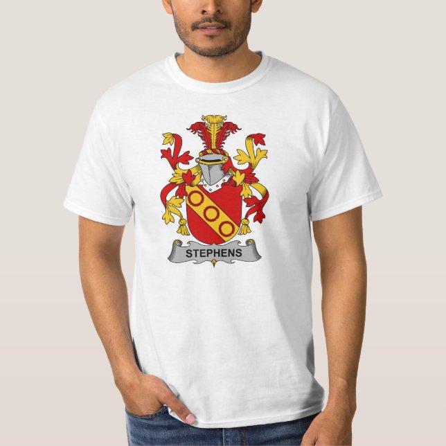Stephens Family Crest T-Shirt (Front)
