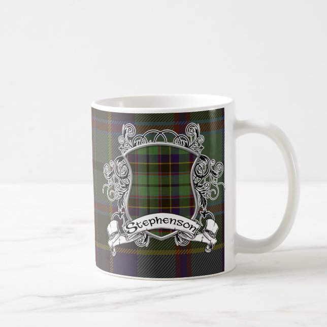 Stephenson Tartan Shield Coffee Mug (Right)