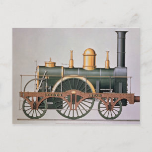 Stephenson's 'North Star' Steam Engine, 1837 Postcard
