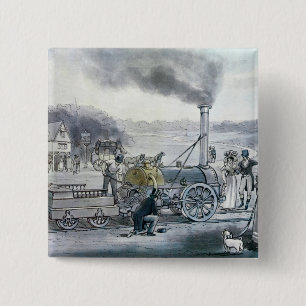 Stephenson's 'Northumbrian' 15 Cm Square Badge