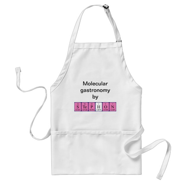 Stephon periodic table name apron (Front)
