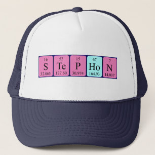 Stephon periodic table name hat