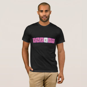 Stephon periodic table name shirt
