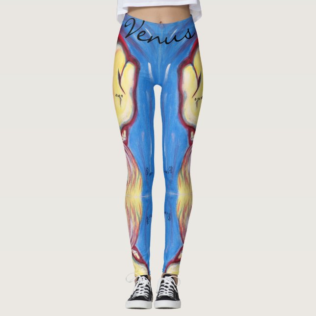 Steph's YingYang by Venus Leone Leggings (Front)