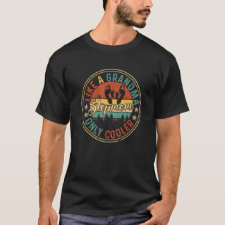 Stepmom Like A Grandma Only Cooler Vintage Mothers T-Shirt