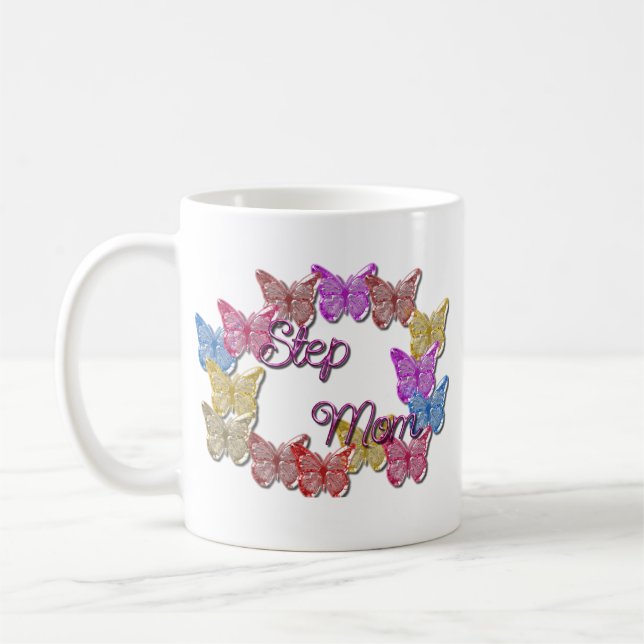 Stepmom Mother's Day Coffee Mug Cup (Left)