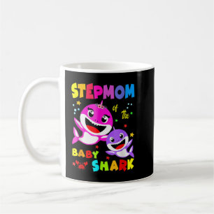 Stepmom Shark Stepmom Shark Family Mother's Day Coffee Mug
