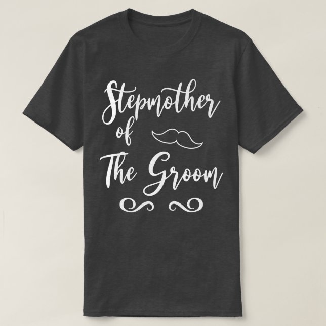 Stepmother of Groom & Bride Wedding Matching  T-Shirt (Design Front)