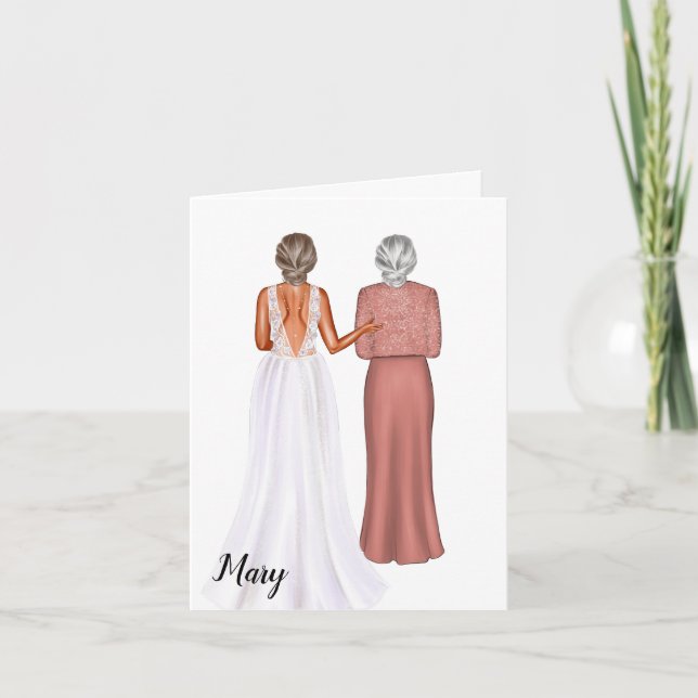 Stepmother of the Bride Wedding Day Card (Front)