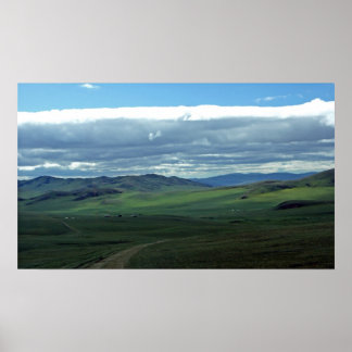 Steppe and Sky Poster