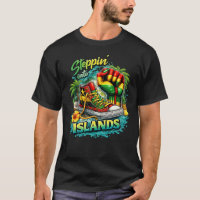 Steppin Into Islands – Tropical Sneaker Graphic Te