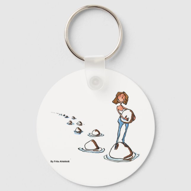 Stepping Forward Key Ring (Front)