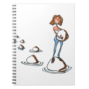 Stepping Forward Spiral Notebook