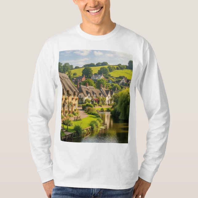 Stepping into a Fairytale Village ✨ T-Shirt (Front)