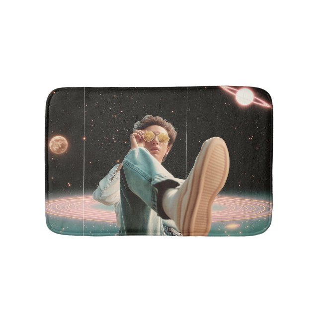Stepping Into Another Orbit Bath Mat (Front)