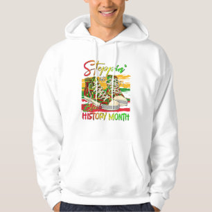 Stepping Into Black History Month Black  Hoodie