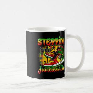 Stepping Into Juneteenth Like My Ancestors Shoes B Coffee Mug