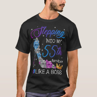 Stepping Into My 55th Birthday In 1964 Women Crown T-Shirt