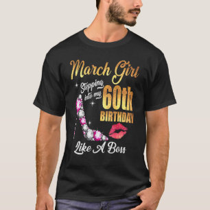Stepping Into My 60th Birthday Like A Boss For 60 T-Shirt