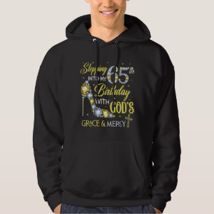 Stepping Into My 65th Birthday For Ladies Women Hoodie