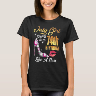 Stepping Into My 74th Birthday Like A Boss For 74 T-Shirt