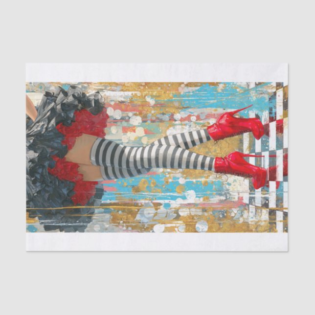 Stepping Into My Purpose4 Tissue Paper (Front)