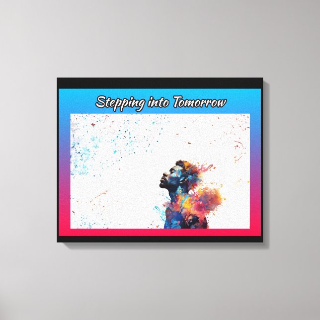 Stepping into Tomorrow Canvas Print (Front)