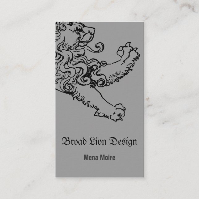 Stepping Lion Card (Front)