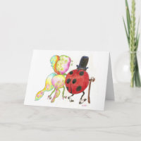 stepping out bugs on party invitation - Customised