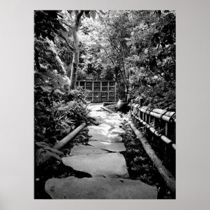 Stepping Stone Garden Path Poster